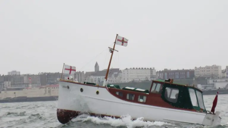Choppy seas en route to Ramsgate, 2014
