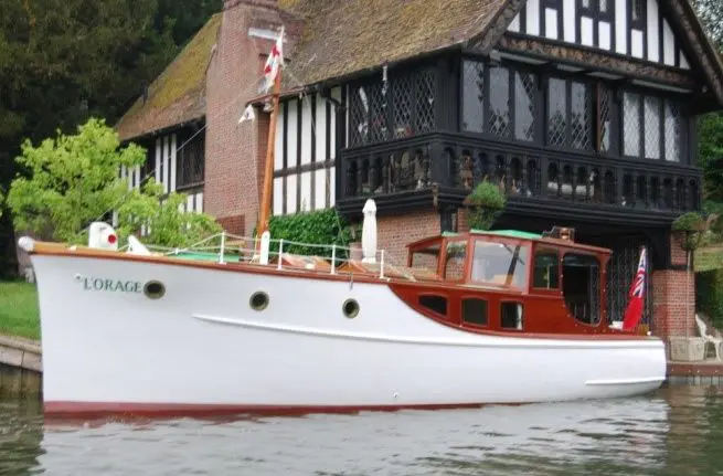 Fully restored and moored in Goring on Thames
