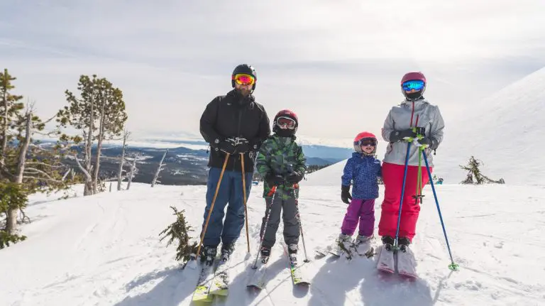 Image of a Family on a Ski Trip