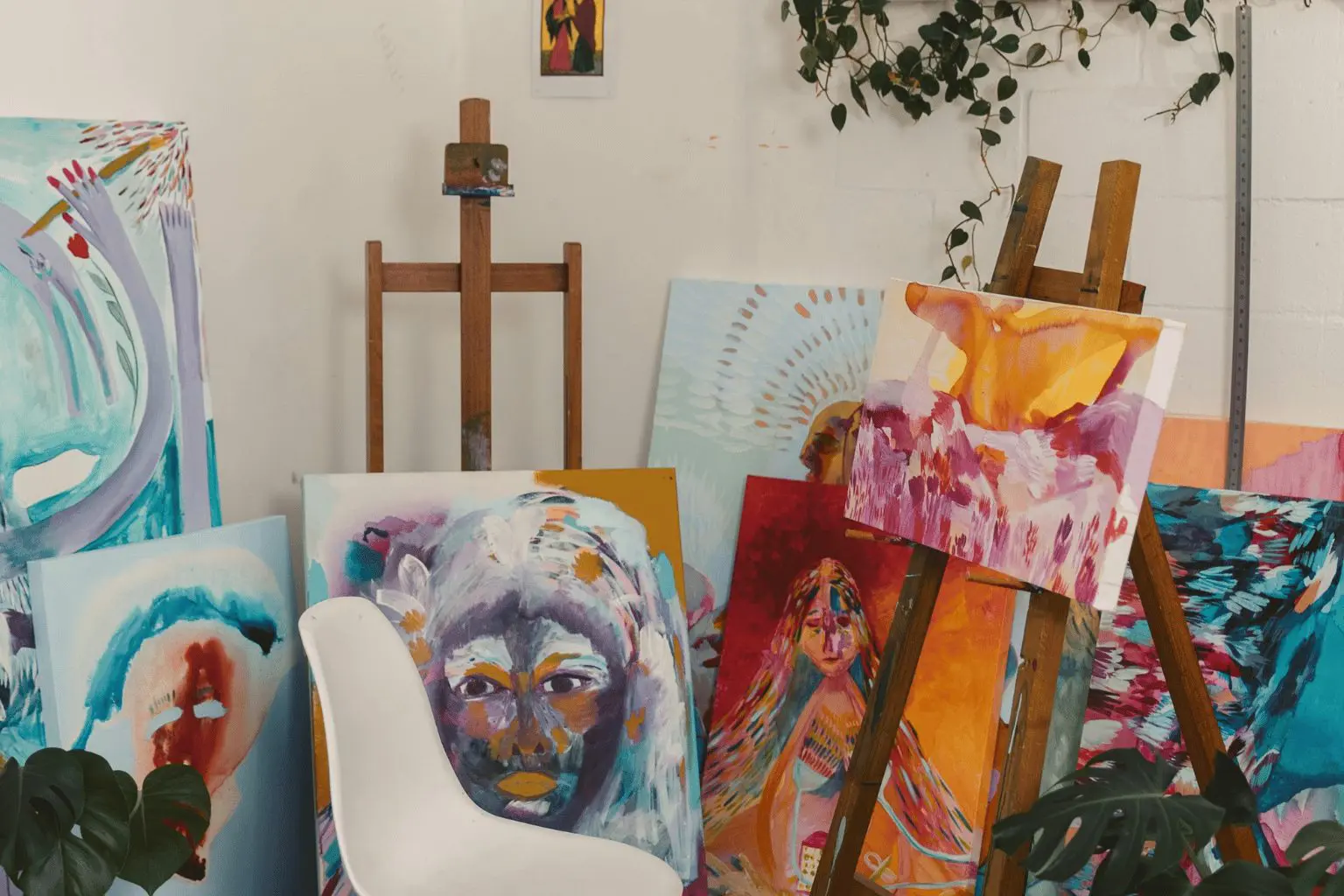 Different Painting In The Picture