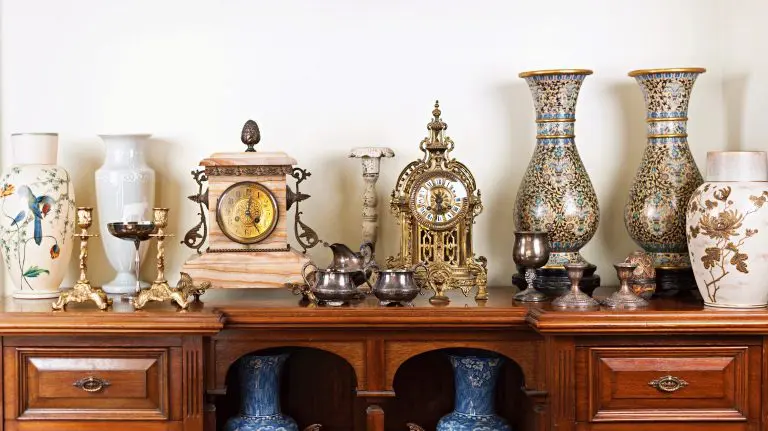 Image of Antiques on a table