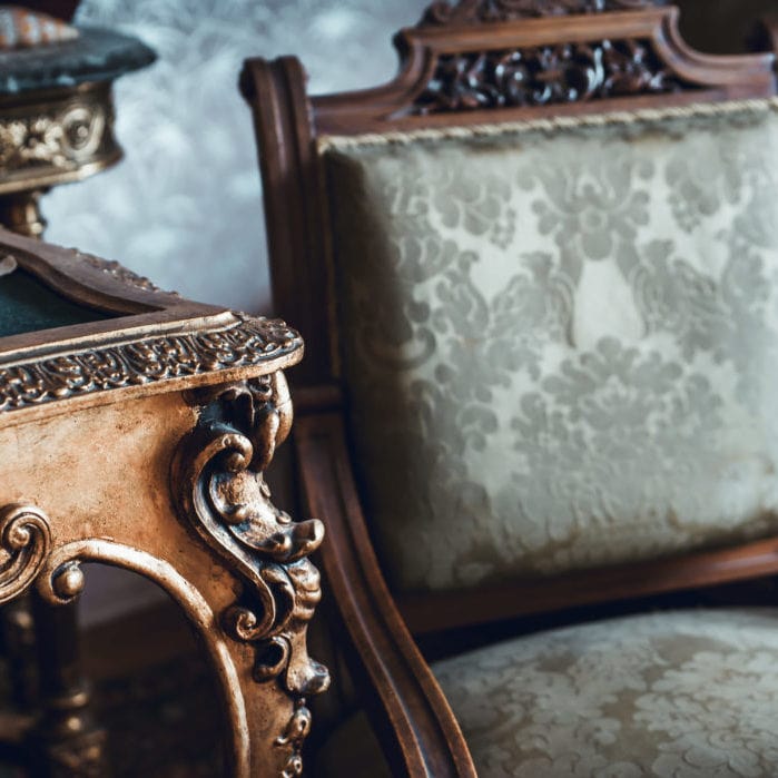 Details of vintage furniture - Norton Insurance Brokers