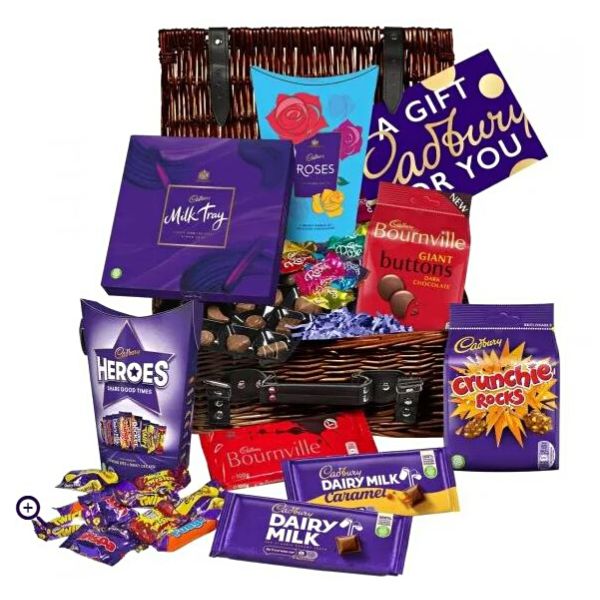 Cadbury chocolate basket donated by ALT Agency