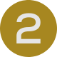 An icon of the number 2.