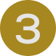 An icon of the number 3.