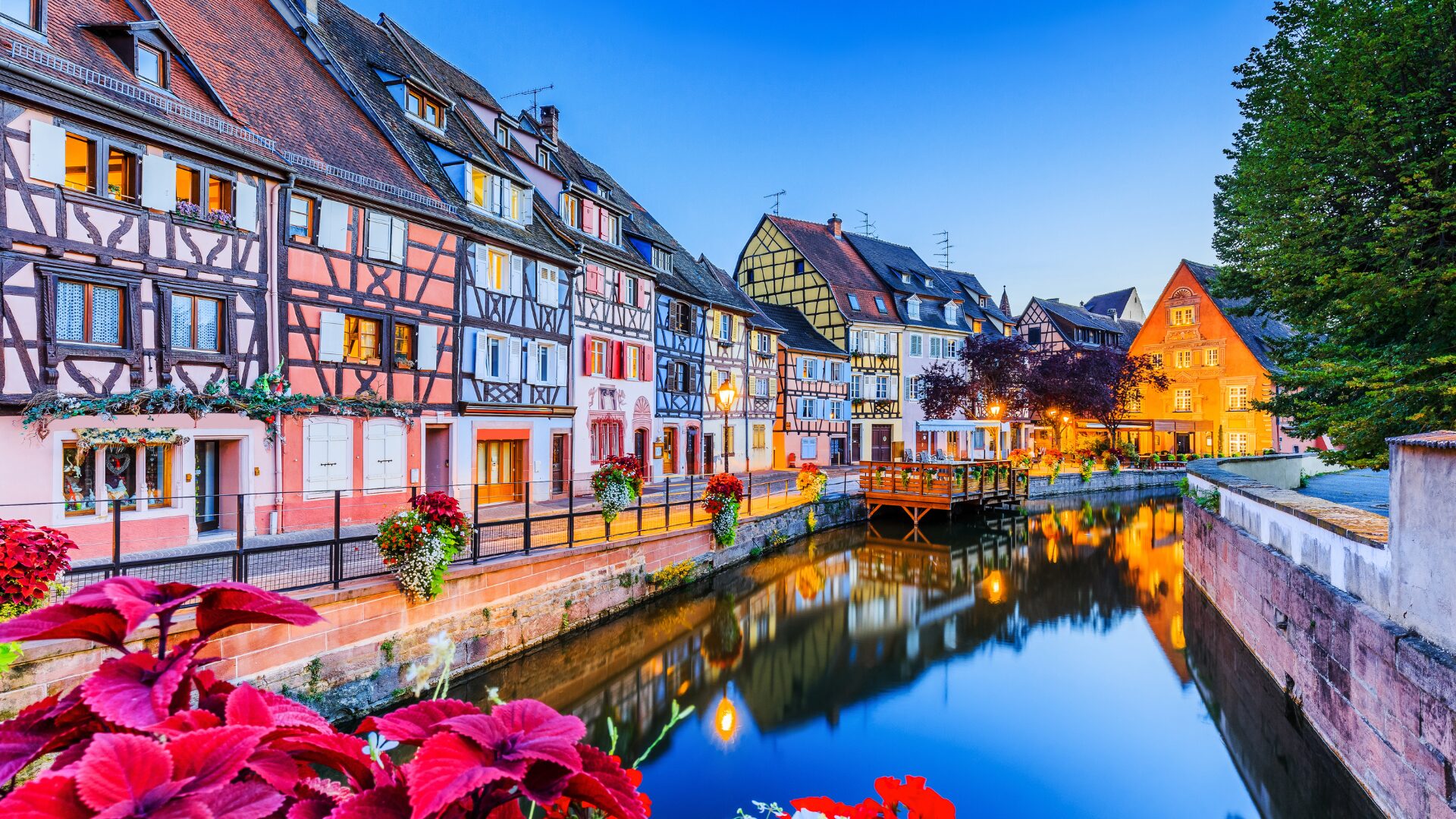 The picturesque town of Colmar in France