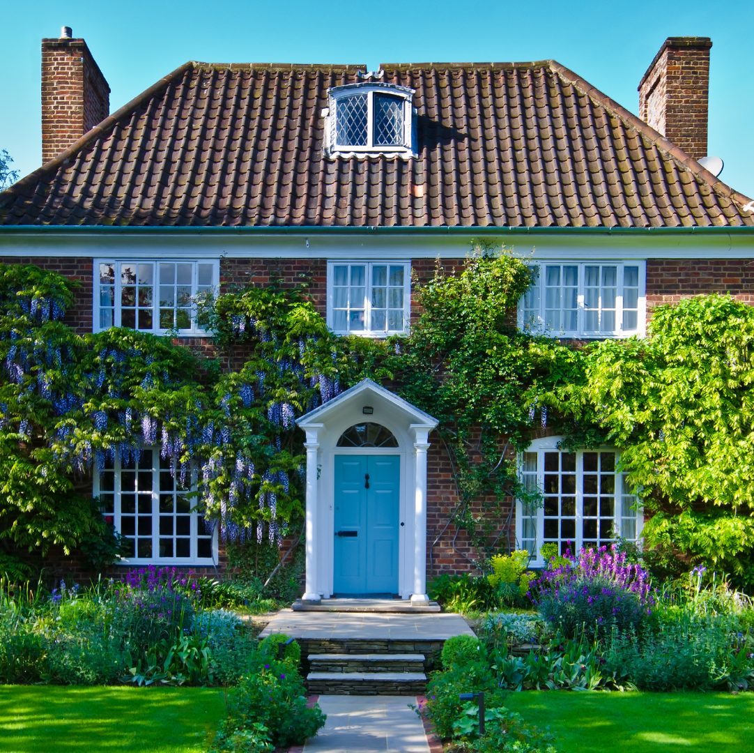 A high-value, specialist home situated in a rural, green garden.